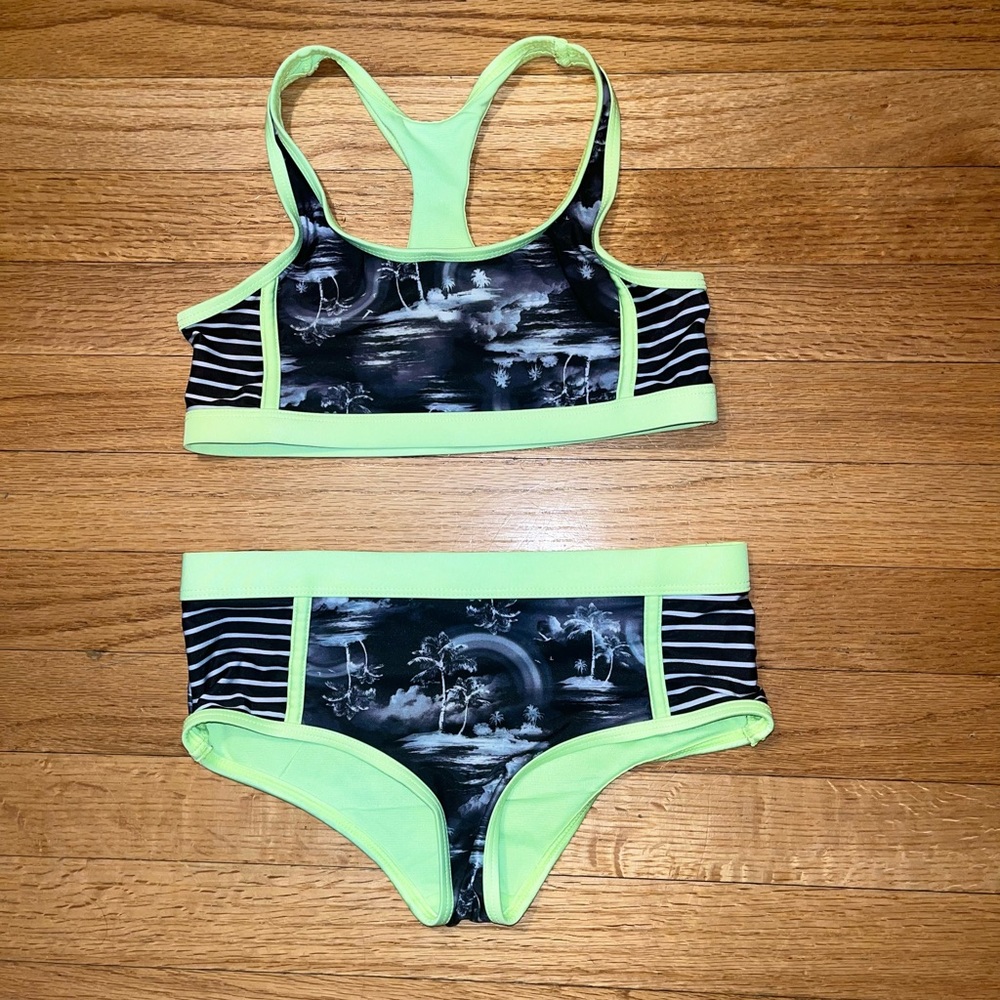 Wonder Nation Tropical Two Piece Swimsuit